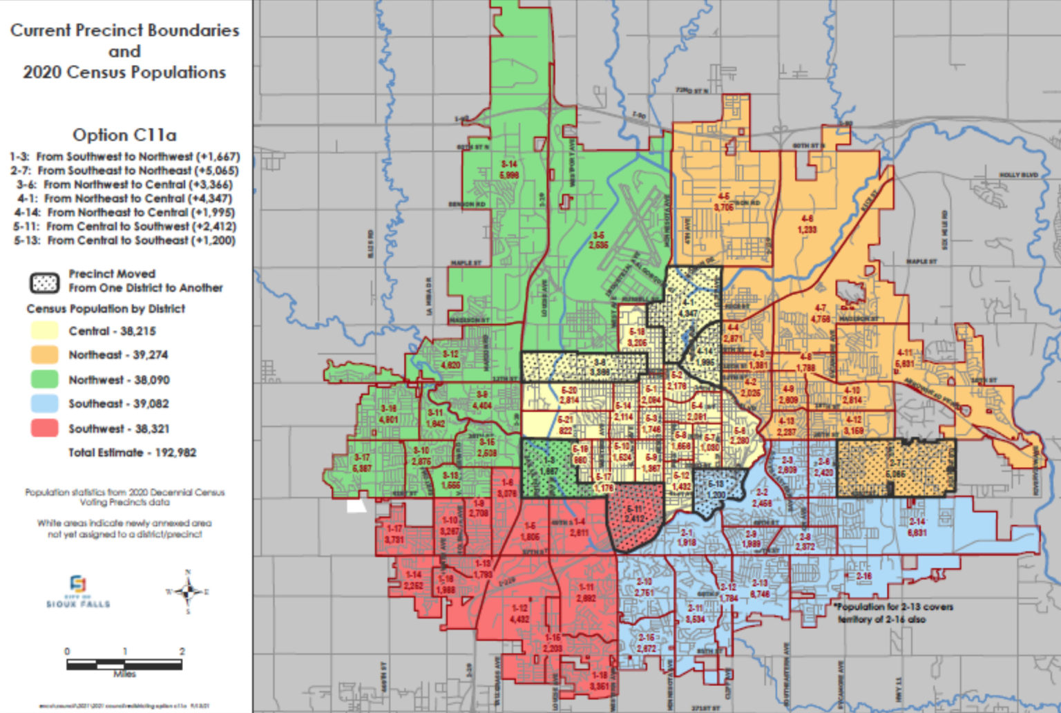 Sioux Falls Districting Commission Recommends New Map – South DaCola